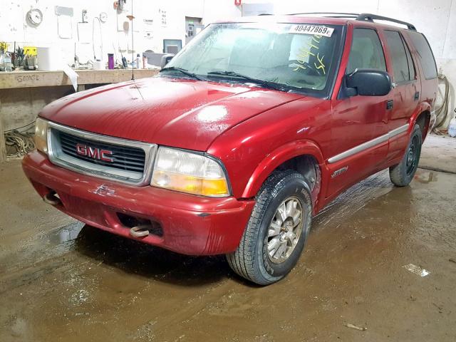 1GKDT13W8Y2118350 - 2000 GMC JIMMY / EN RED photo 2