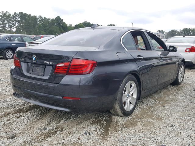 WBAXH5C52DDW14667 - 2013 BMW 528 XI BLACK photo 4