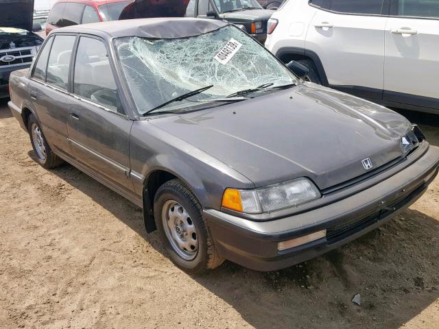 1HGED3647ML050602 - 1991 HONDA CIVIC DX GRAY photo 1