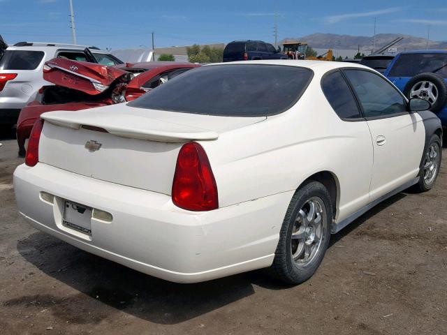 2G1WJ15KX69166606 - 2006 CHEVROLET MONTE CARL WHITE photo 4