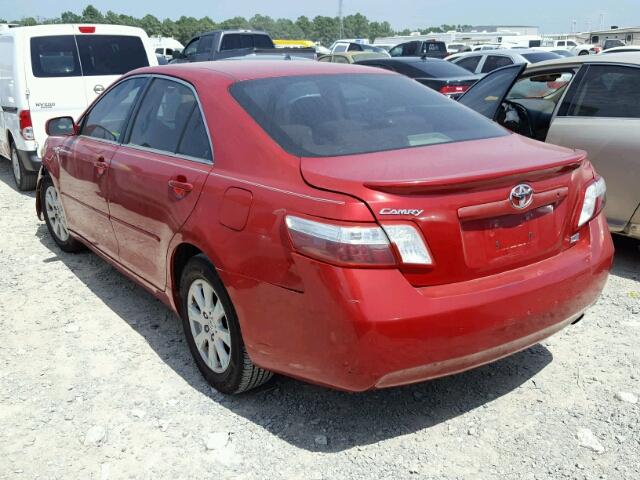 4T1BB46K38U062317 - 2008 TOYOTA CAMRY HYBR RED photo 3