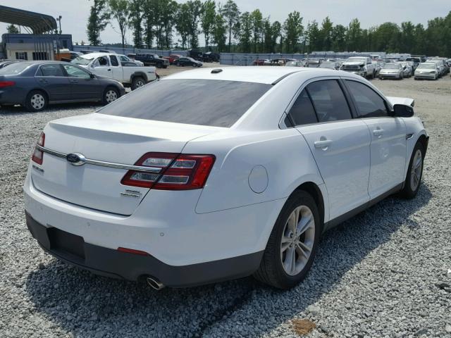 1FAHP2E87FG134874 - 2015 FORD TAURUS SEL WHITE photo 4