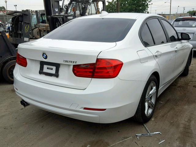 WBA3C1C57EK112899 - 2014 BMW 328 I SULE WHITE photo 4