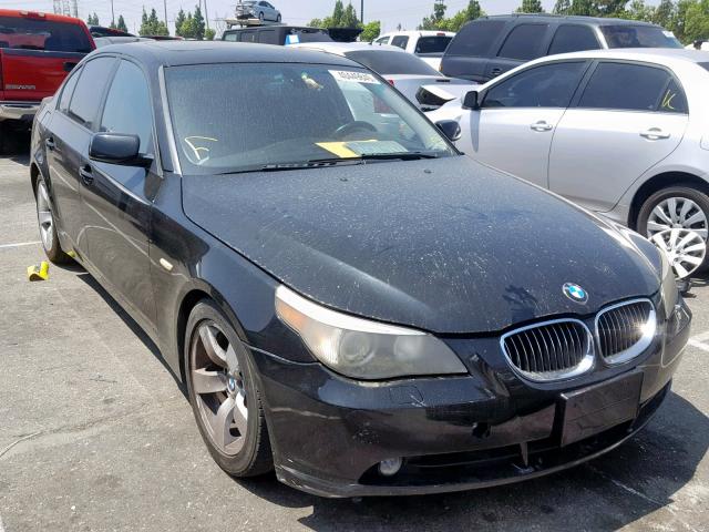 WBANE53597CW60765 - 2007 BMW 525 I BLACK photo 1