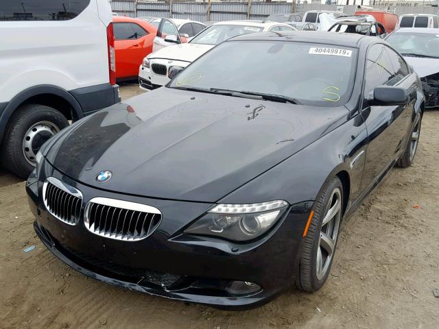 WBAEA53509CV92662 - 2009 BMW 650 I BLACK photo 2