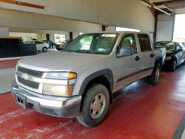 1GCDT136958196303 - 2005 CHEVROLET COLORADO BEIGE photo 2