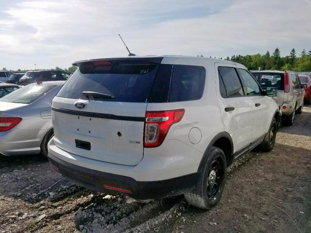 1FM5K8AR8EGA65751 - 2014 FORD EXPLORER P WHITE photo 4