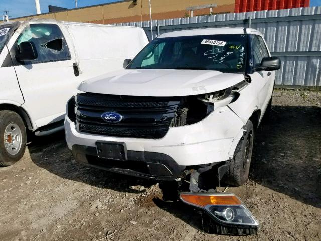 1FM5K8AR8EGA65751 - 2014 FORD EXPLORER P WHITE photo 9