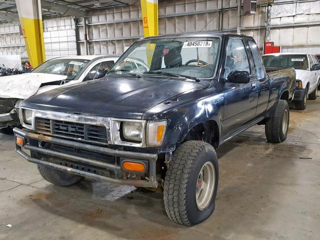 JT4RN13P5M6023736 - 1991 TOYOTA PICKUP 1/2 BLACK photo 2