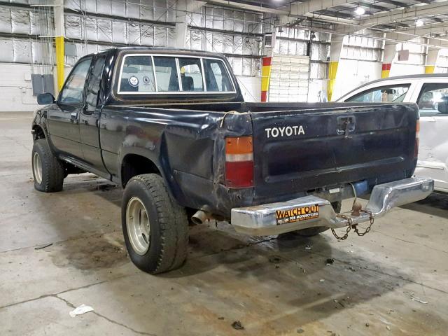 JT4RN13P5M6023736 - 1991 TOYOTA PICKUP 1/2 BLACK photo 3