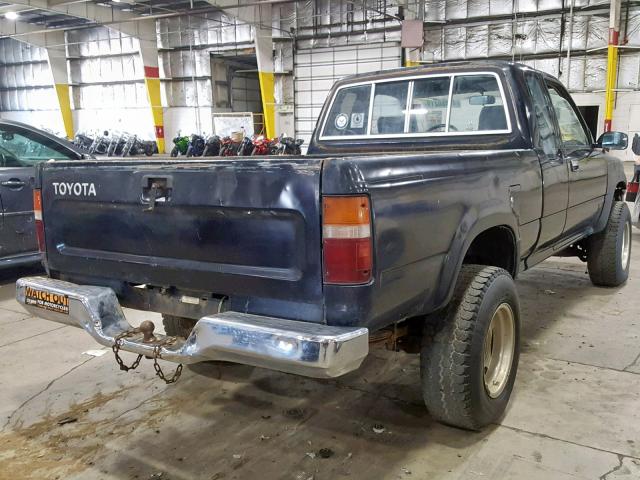 JT4RN13P5M6023736 - 1991 TOYOTA PICKUP 1/2 BLACK photo 4