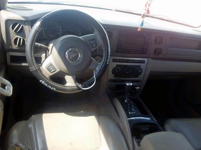 1J8HH48K66C106879 - 2006 JEEP COMMANDER BROWN photo 9