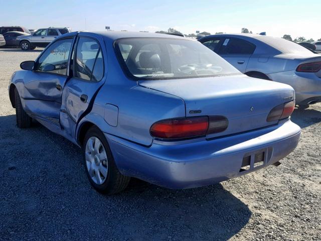 1Y1SK526XTZ056704 - 1996 GEO PRIZM BASE ლურჯი ფოტო 3