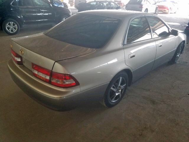 JT8BF28G3Y5093694 - 2000 LEXUS ES 300 TAN photo 4