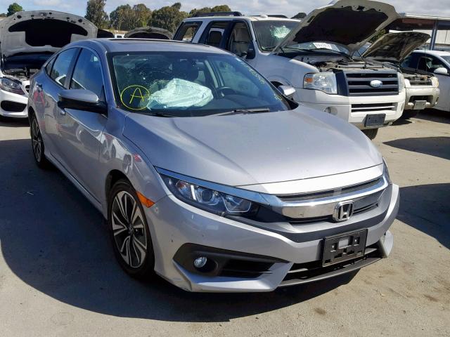 2HGFC1F75HH636918 - 2017 HONDA CIVIC EXL SILVER photo 1