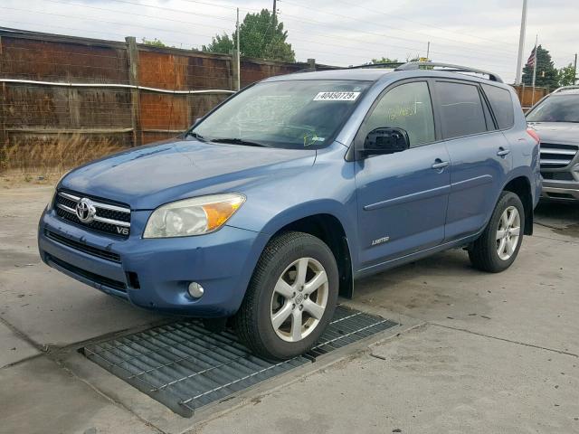 JTMBK34V685071048 - 2008 TOYOTA RAV4 LIMIT BLUE photo 2