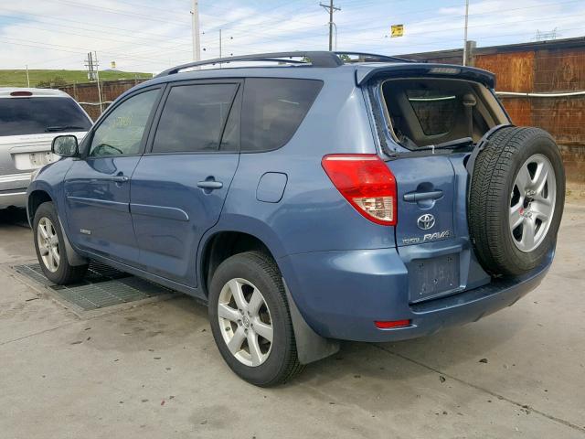 JTMBK34V685071048 - 2008 TOYOTA RAV4 LIMIT BLUE photo 3