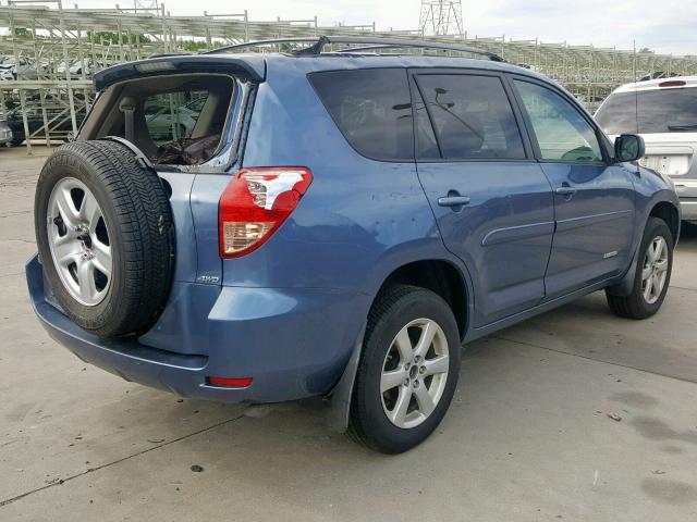 JTMBK34V685071048 - 2008 TOYOTA RAV4 LIMIT BLUE photo 4