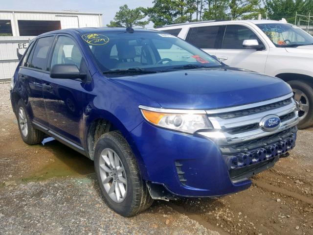 2FMDK3GC9DBB50329 - 2013 FORD EDGE SE BLUE photo 1