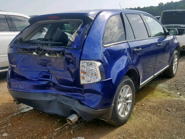 2FMDK3GC9DBB50329 - 2013 FORD EDGE SE BLUE photo 4