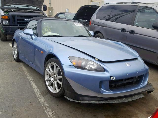 JHMAP214X5S002281 - 2005 HONDA S2000 BLUE photo 1