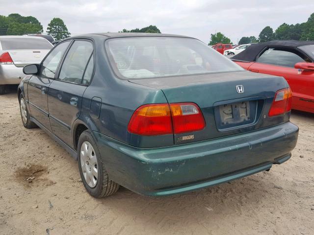 2HGEJ661XXH570312 - 1999 HONDA CIVIC BASE GREEN photo 3