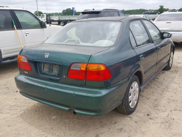 2HGEJ661XXH570312 - 1999 HONDA CIVIC BASE GREEN photo 4