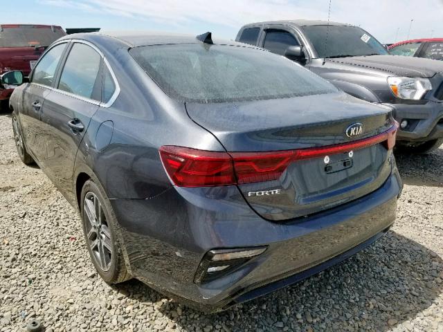 3KPF54AD7KE034841 - 2019 KIA FORTE EX BLACK photo 3