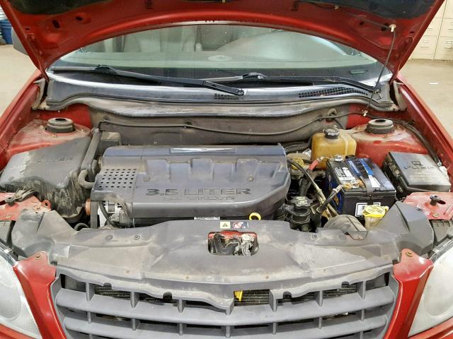 2A4GM48456R679399 - 2006 CHRYSLER PACIFICA RED photo 7