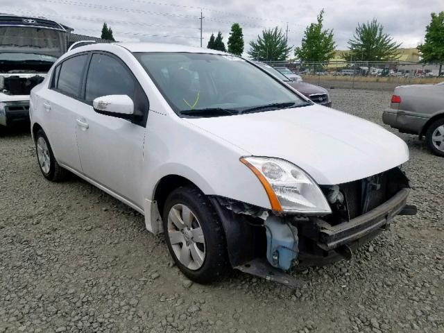 3N1AB61E18L687583 - 2008 NISSAN SENTRA 2.0 WHITE photo 1