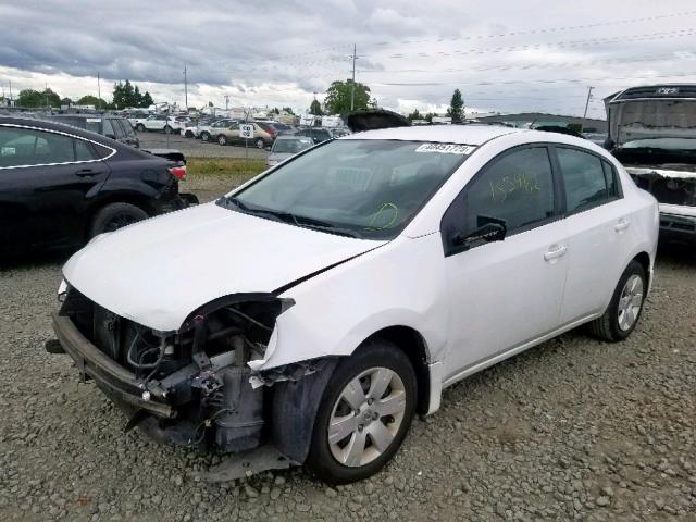 3N1AB61E18L687583 - 2008 NISSAN SENTRA 2.0 WHITE photo 2