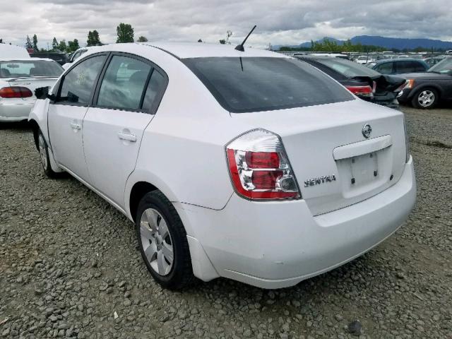 3N1AB61E18L687583 - 2008 NISSAN SENTRA 2.0 WHITE photo 3