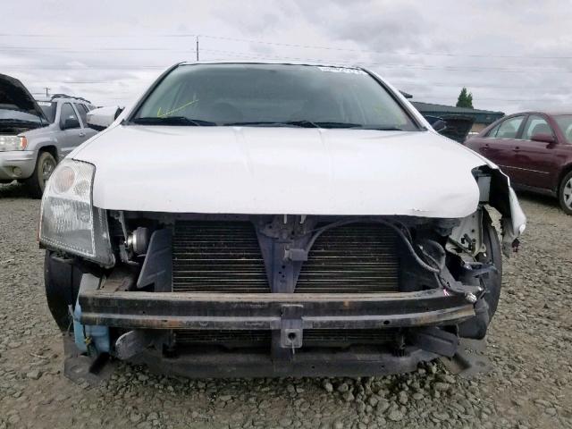 3N1AB61E18L687583 - 2008 NISSAN SENTRA 2.0 WHITE photo 9