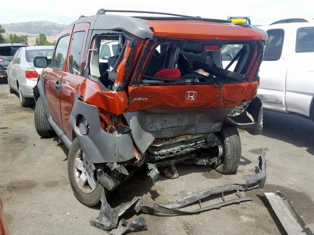 5J6YH28635L018587 - 2005 HONDA ELEMENT EX ORANGE photo 3