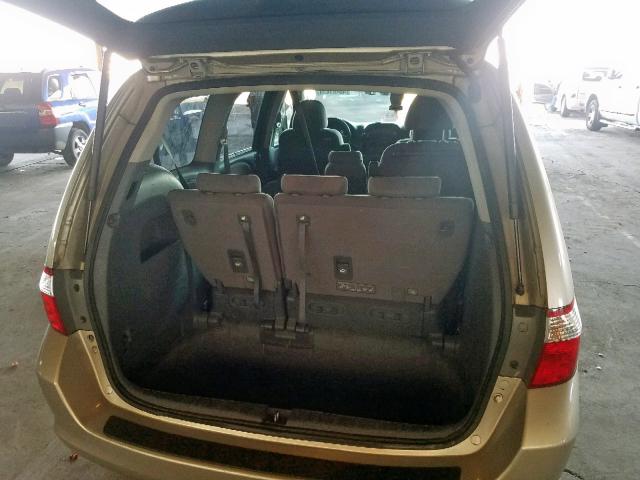 5FNRL38446B403853 - 2006 HONDA ODYSSEY EX SILVER photo 9