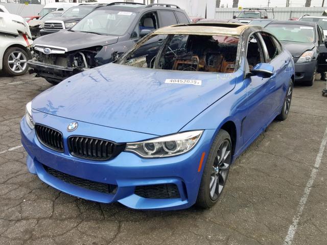 WBA4C9C59GG141426 - 2016 BMW 428 XI BLUE photo 2