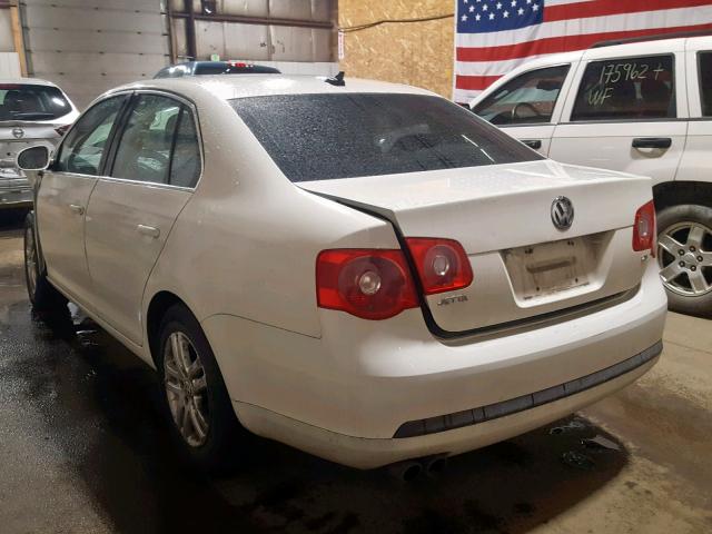 3VWDF71K17M007830 - 2007 VOLKSWAGEN JETTA 2.5 WHITE photo 3