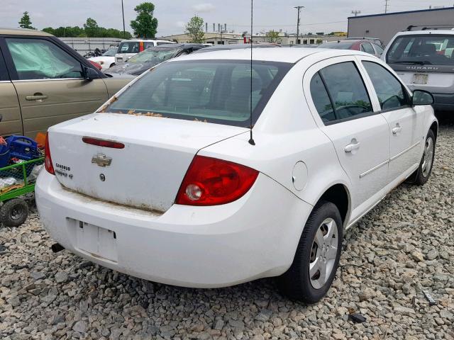 1G1AL58F187249551 - 2008 CHEVROLET COBALT LT WHITE photo 4