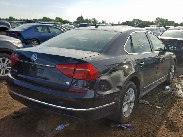 1VWAT7A38GC031533 - 2016 VOLKSWAGEN PASSAT S BLACK photo 4