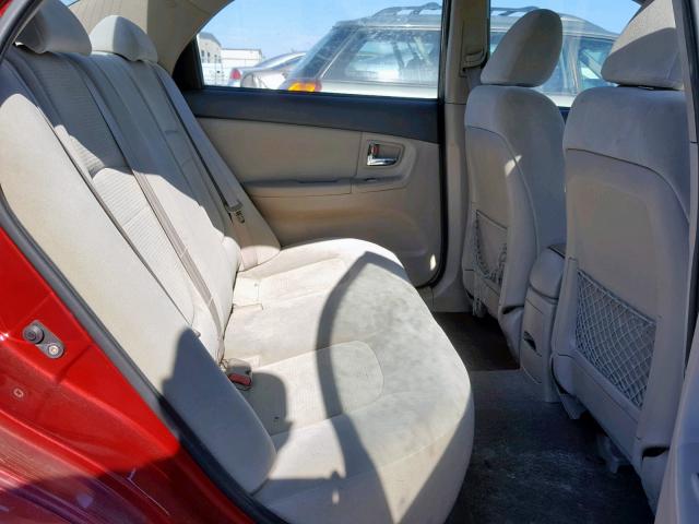 KNAFE222795595481 - 2009 KIA SPECTRA EX RED photo 6