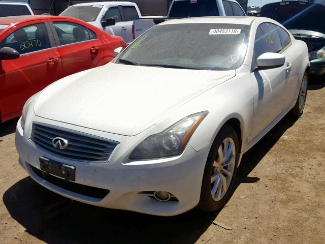 JN1CV6EL6BM262527 - 2011 INFINITI G37 WHITE photo 2