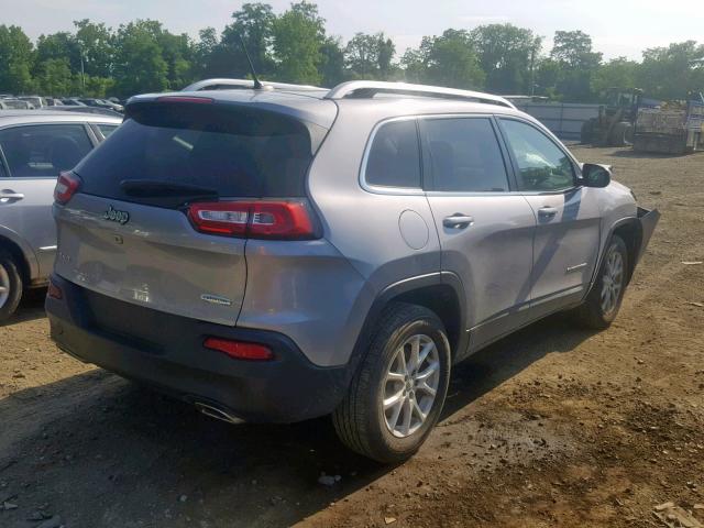 1C4PJMCX2JD576646 - 2018 JEEP CHEROKEE L SILVER photo 4