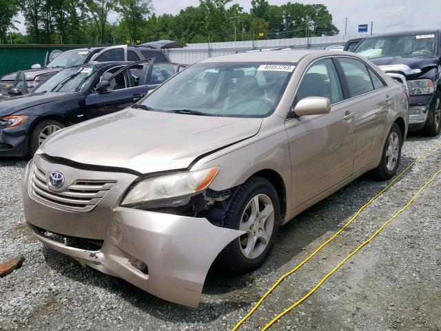 4T1BE46K67U011805 - 2007 TOYOTA CAMRY NEW GOLD photo 2