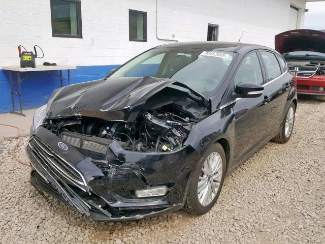 1FADP3N26JL323452 - 2018 FORD FOCUS TITA BLACK photo 2