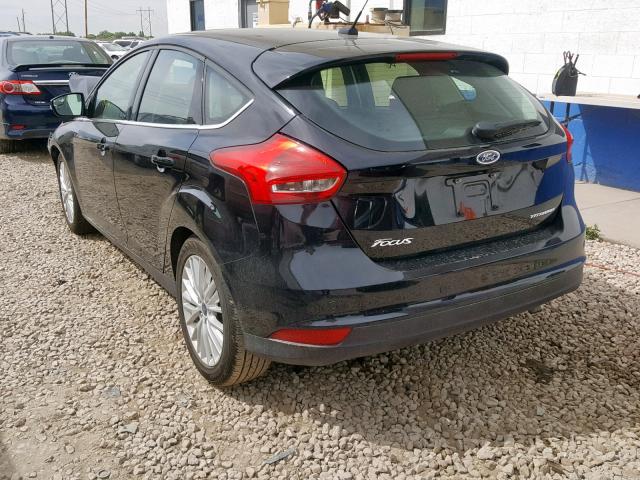 1FADP3N26JL323452 - 2018 FORD FOCUS TITA BLACK photo 3