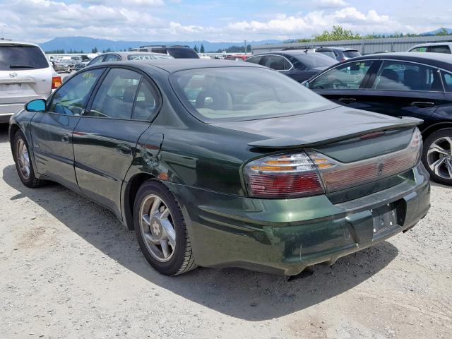 1G2HY54KXY4232991 - 2000 PONTIAC BONNEVILLE GREEN photo 3