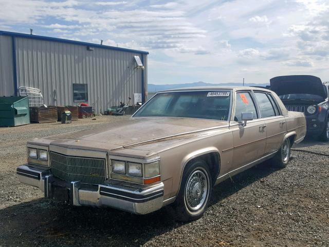 1G6DW6981F9735234 - 1985 CADILLAC FLEETWOOD TAN photo 2