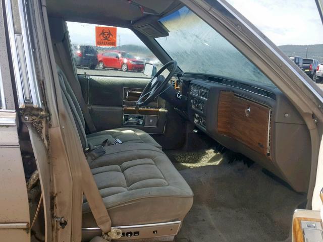 1G6DW6981F9735234 - 1985 CADILLAC FLEETWOOD TAN photo 5