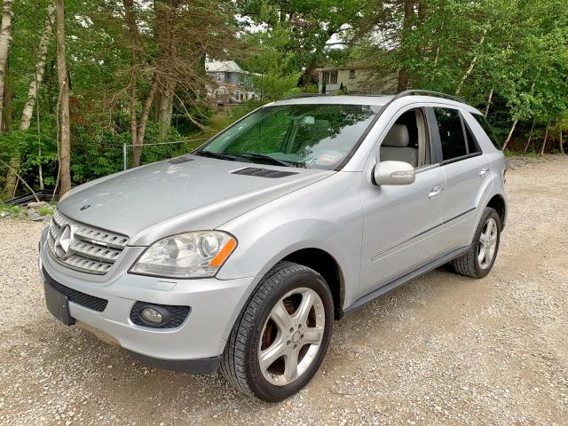 4JGBB86E18A324225 - 2008 MERCEDES-BENZ ML 350 SILVER photo 2