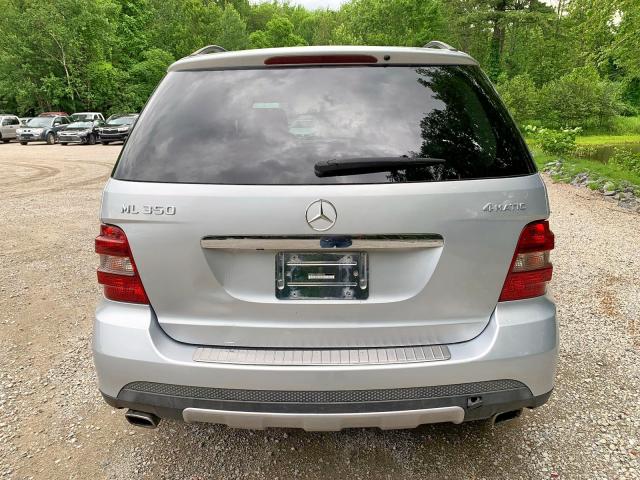 4JGBB86E18A324225 - 2008 MERCEDES-BENZ ML 350 SILVER photo 6